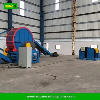 Rubber Tyre Recycling Shredder Equipment