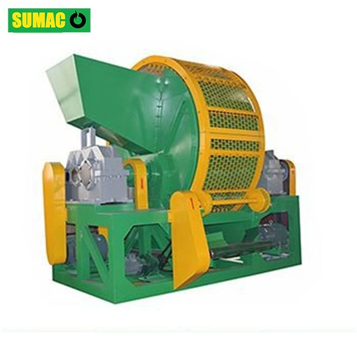 Шредер для переработки целых шин